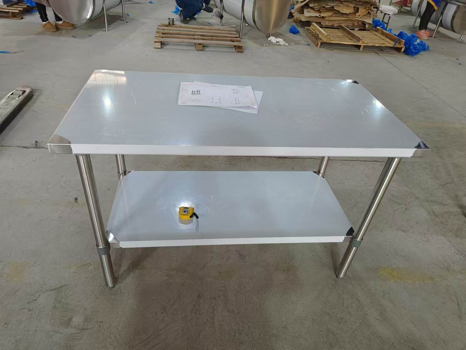 Stainless Work Table-Commercial Kitchen Equipment (باللغة الإنجليزية)