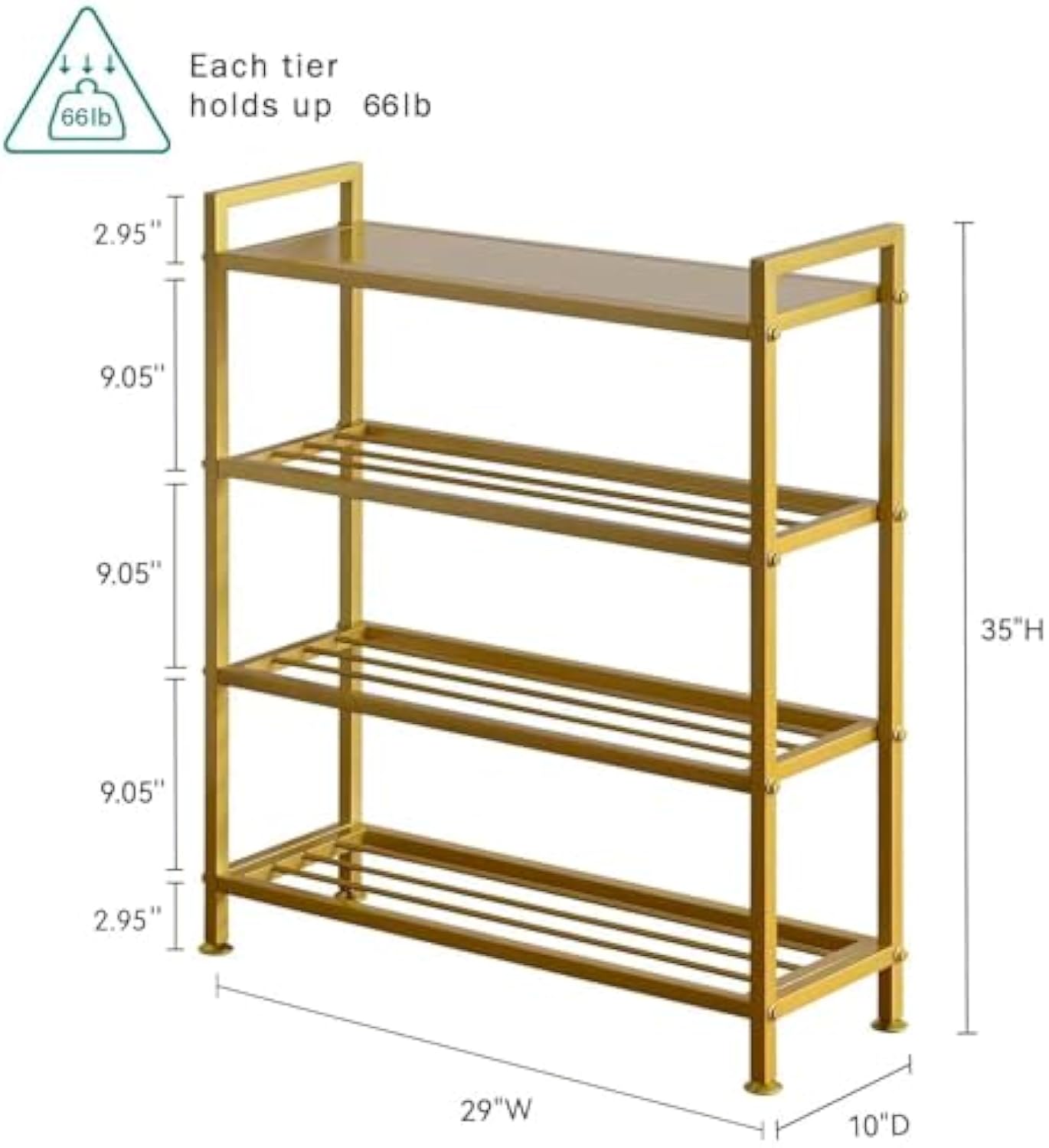 حامل الأحذية المنزلية المعدنية متعدد الطبقات للقاعة المنزلية