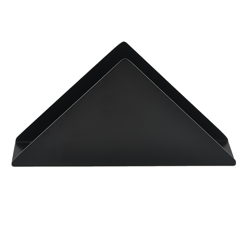 طاولة المطعم من الفولاذ المقاوم للصدأ حاملة المناديل