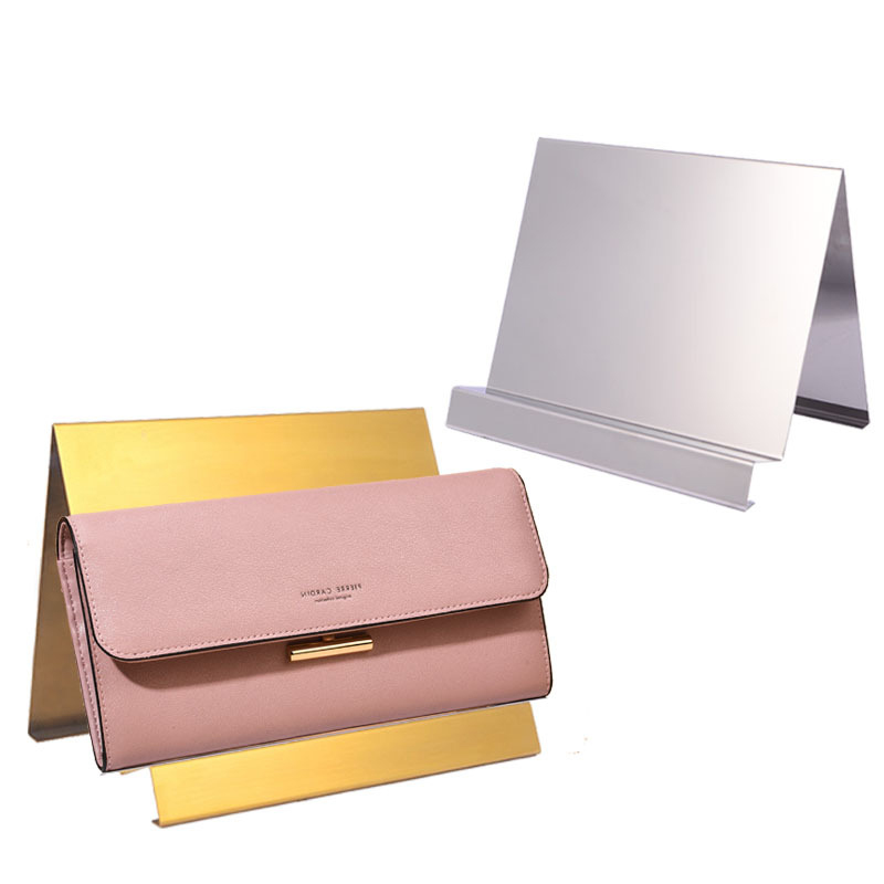 حقيبة يد محفظة من الفولاذ المقاوم للصدأ لمتجر الملابس