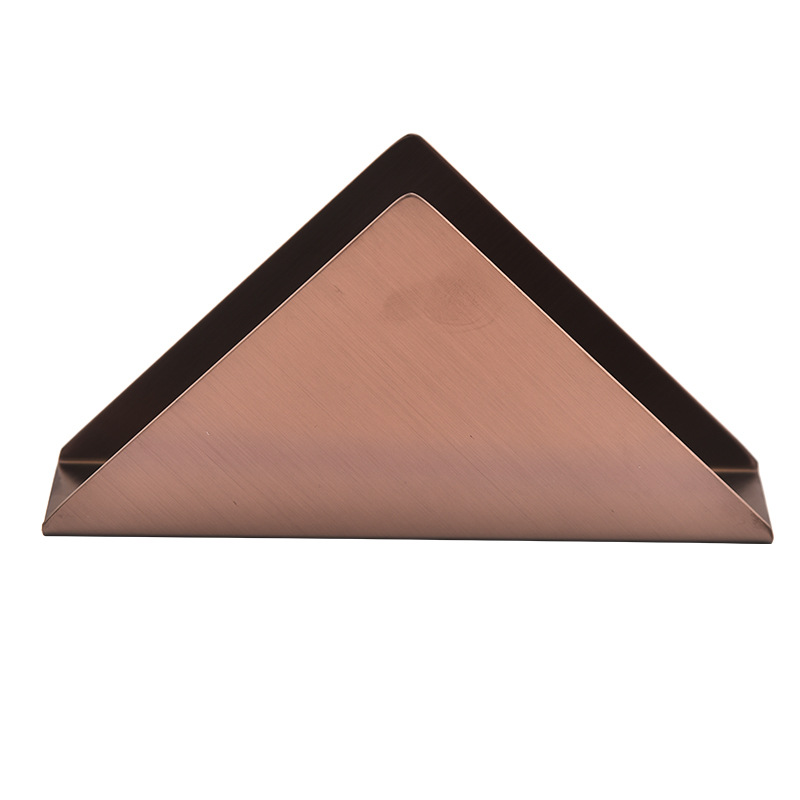 طاولة المطعم من الفولاذ المقاوم للصدأ حاملة المناديل